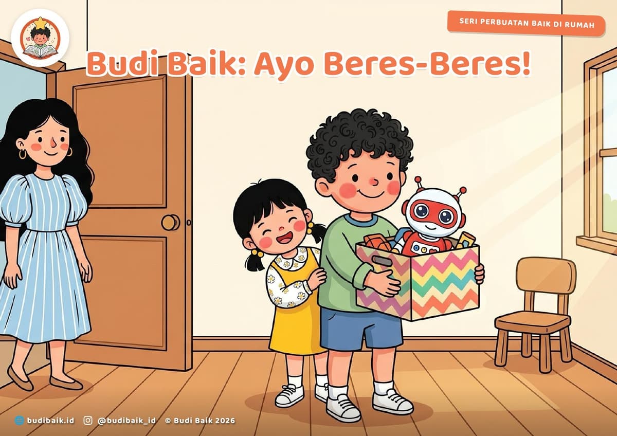 Paket Ayo Beres-Beres: buku cerita + worksheet