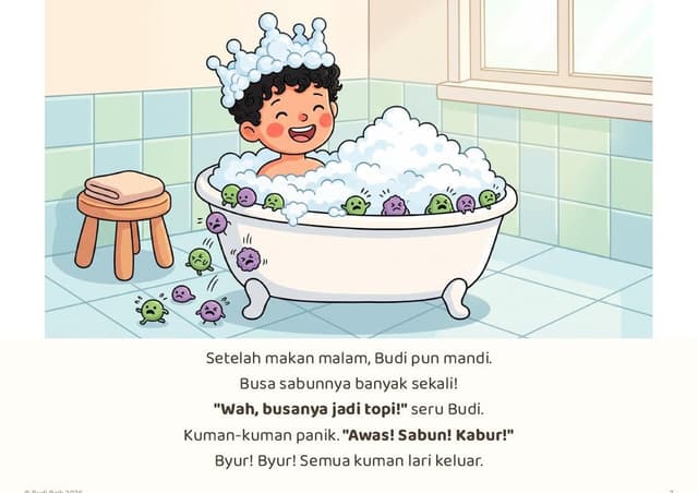 Halaman cerita Ayo Mandi